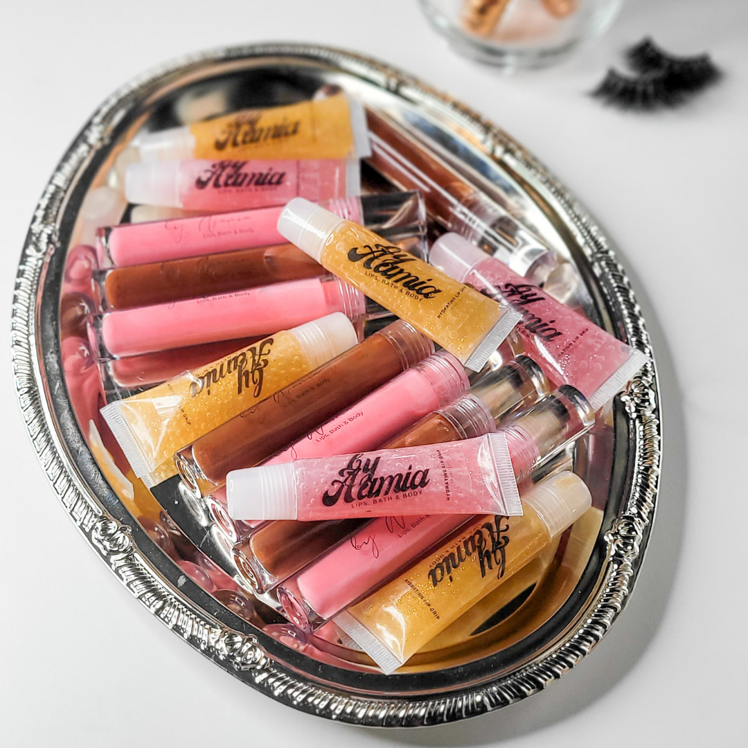 Chocolate, Bubble Gum flavored lip gloss bundle -
