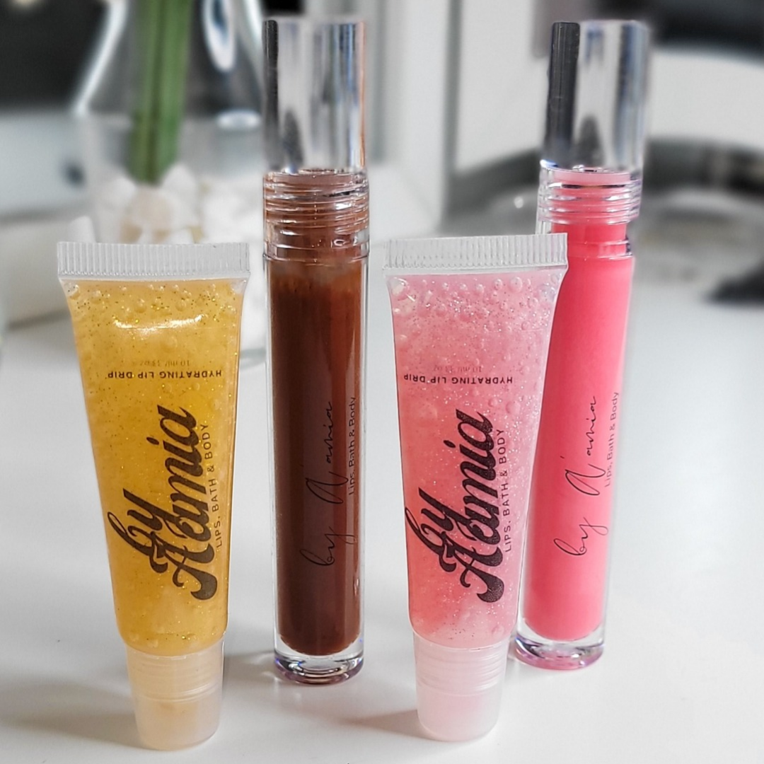 Chocolate, Bubble Gum flavored lip gloss bundle -